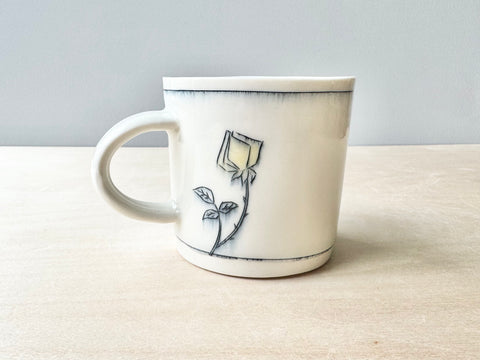 Rose mug (12 oz)