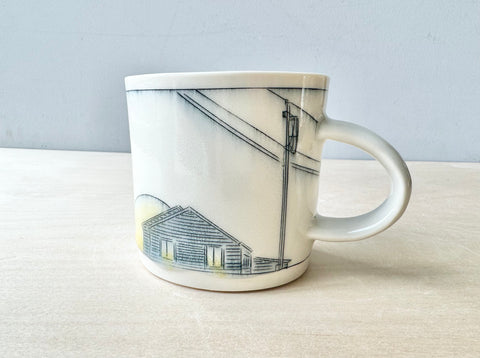 Rooftop & Powerlines Mug - 12oz