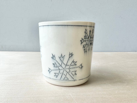 Large Snowflake Mug - 16oz