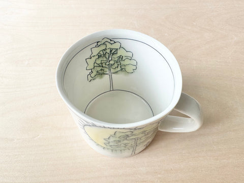 Clothesline, Tree & Sunshine Large Mug (20 oz)