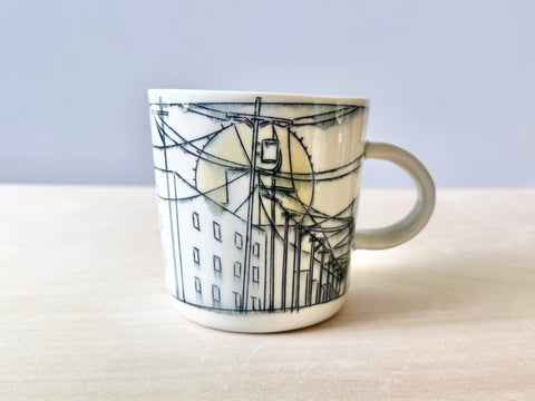 Streetscape at Sunset Mug (16 oz)