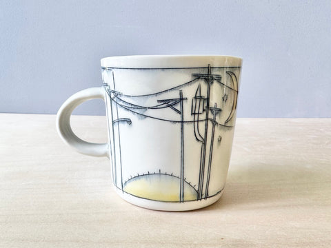 Streetscape at Sunset Mug (16 oz)