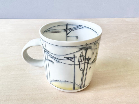 Streetscape at Sunset Mug (16 oz)