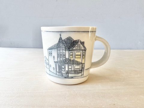 Home with Staircase Mug (16oz)