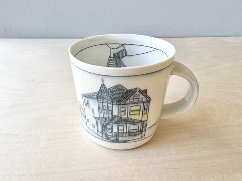 Home with Staircase Mug (16oz)