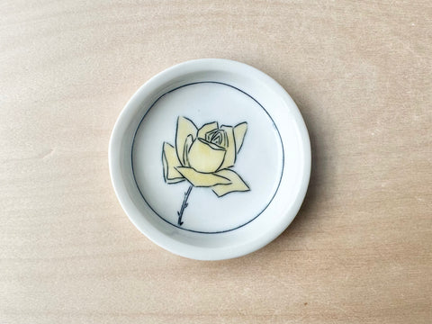 Rose Teeny Round Dish