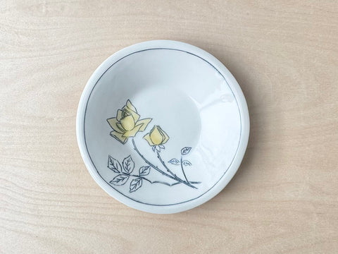 Rose small pasta bowl