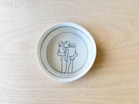 Mother & kids small bowl