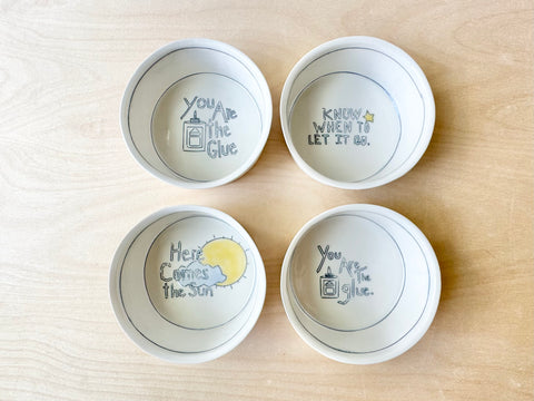 "Here comes the sun" small bowl