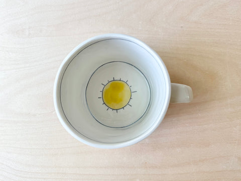 "Be the glue, the light will shine thru" Extra Large Mug (32 oz)