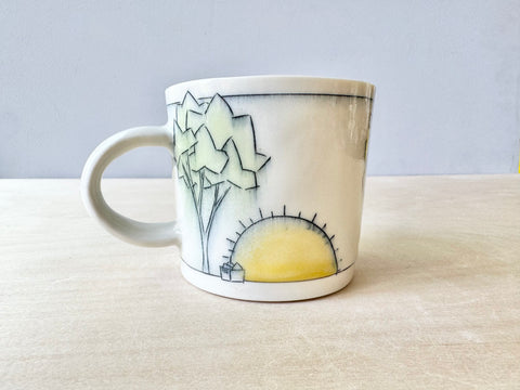 Sunshine & family clothesline small mug (12 oz)