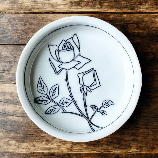 Rose Teeny Round Dish