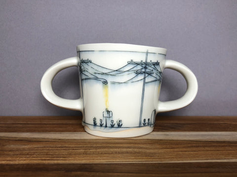 Double Handled Toddler Streetscape Mug
