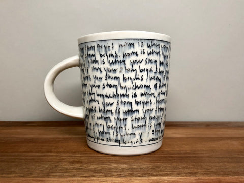 "Home is where your story begins" Mug