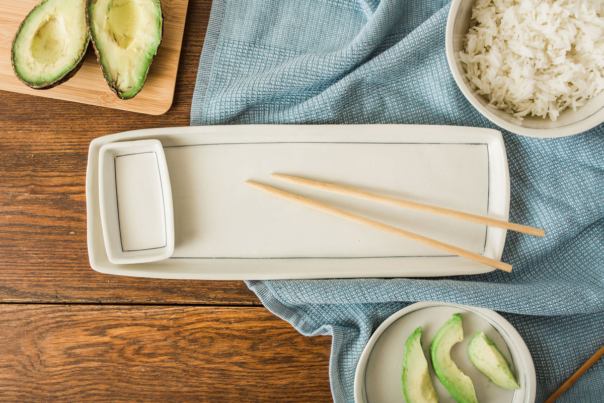 Simple Line Sushi Set