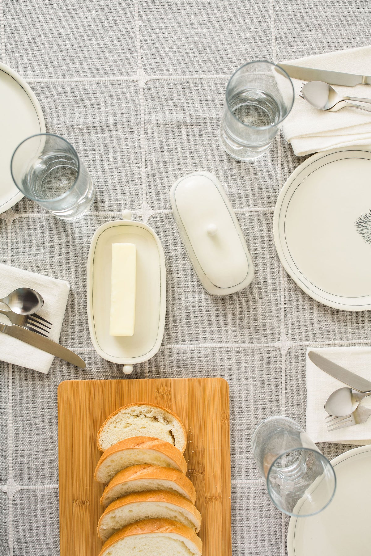 Simple Line Butter Dish