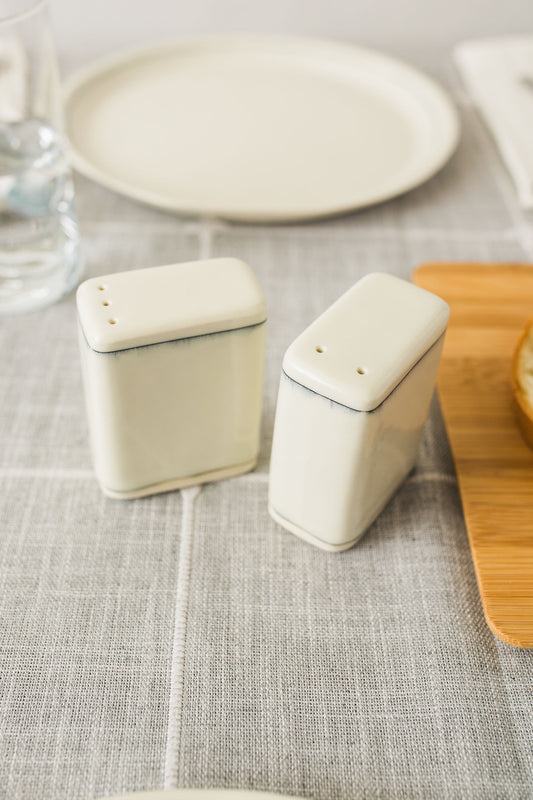 Simple Line Salt & Pepper Shakers